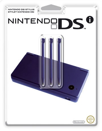 Set de 3 Punteros (Stylus) Dsi AZUL METÁLICO