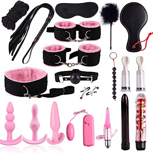 SEX-GHD D Surprise - Party Pack - Regalos - Fiesta de cumpleaños de 21 Piezas para pequeños Juguetes, premios y Juegos de Carnaval (Rosa)