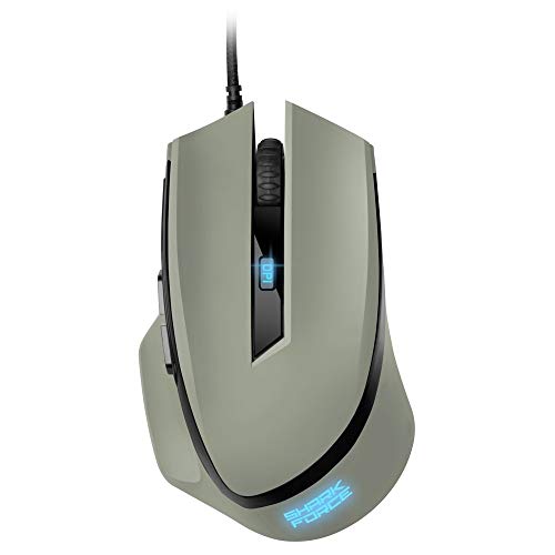 Sharkoon Shark Force II Ratón Gaming Gris USB Gaming Mouse