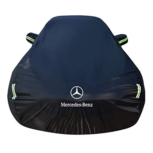 SjYsXm Funda para Coche Impermeable Compatible con Mercedes-Benz SL-Class (R129) SL 500 (1989-2002), Transpirable Cubierta de Coche Resistente al Polvo Coche Cubre con Tira Fluorescente