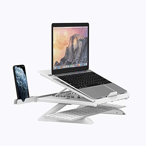 Soporte Portatil Adjustable Laptop Stand Soporte Laptop Soporte Ordenador Portátil para Macbook Pro Air, Lenovo y Otros 10-17” Portatiles