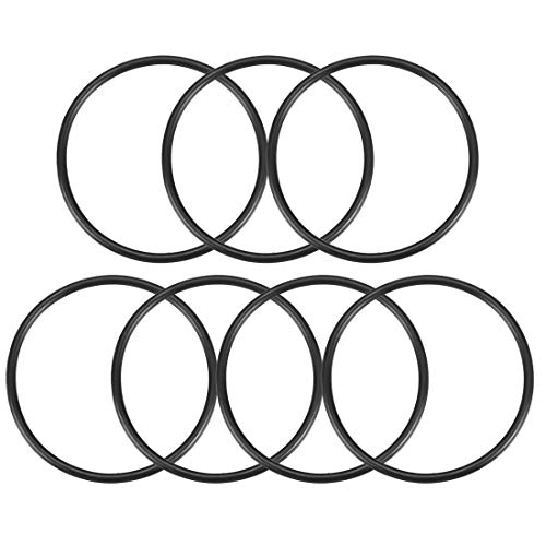 sourcingmap Junta de Sellado de Goma de Repuesto Junta Tórica Nueva Arandela de La Junta de La Bomba de Aceite Sello, 7 Piezas de 65X59X3mm