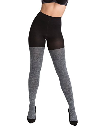 Spanx Medias de mármol para mujer Do Grey Marl