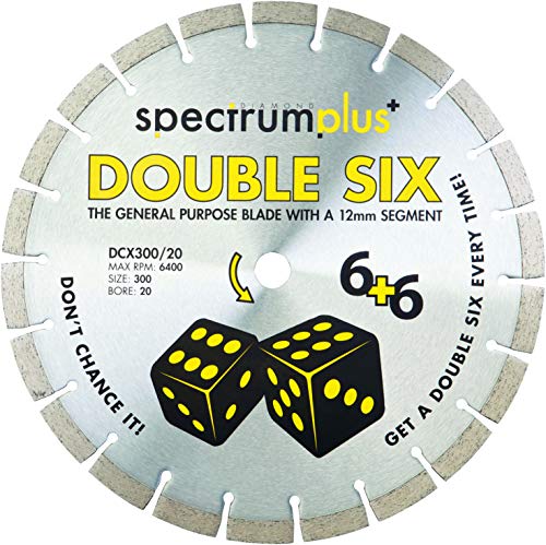 Spectrum Plus Double Six Diamond Blade - GP - 350/20mm