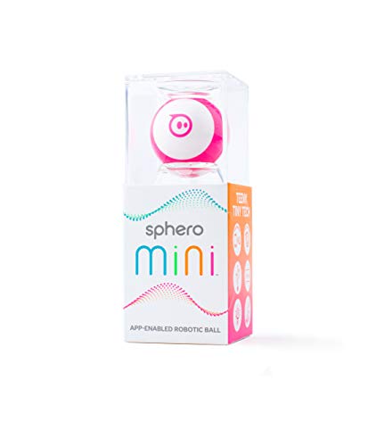 Sphero-Esfera robótica controlada por una aplicación juguete para el aprendizaje y programación en STEM, apto para mayores de 8 años, color rosado (M001PRW)