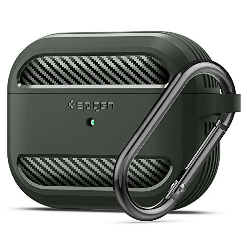 Spigen Rugged Armor Compatible con Apple Airpods Pro Funda (2019) - Verde Militar