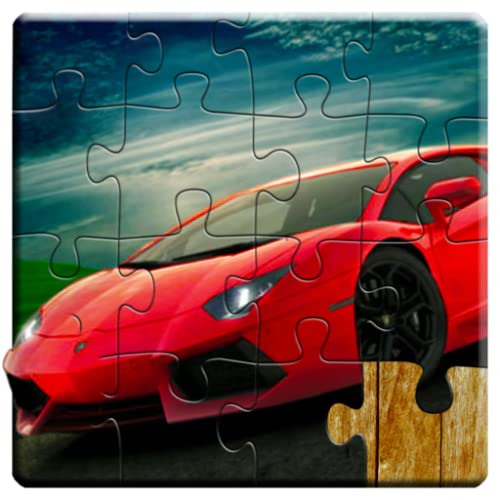 Sports Cars Jigsaw Puzzles for Kids - Full version (Freetime Edition) - Fun and Educational Super Cars Puzzle Game for Adults and Kids, Preschool Toddlers, Boys and Girls 2, 3, 4, or 5 Years Old