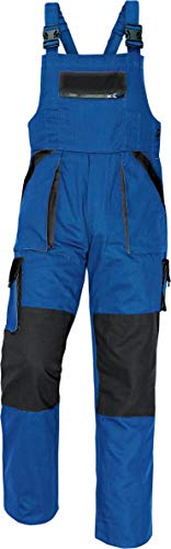 Stenso MAX - Pantalones con Peto de Trabajo para Hombre de algodón Azul 46