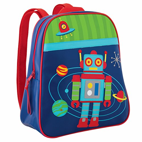 Stephen Joseph Children's Toddler Rucksack - Robot Mochila infantil, 34 cm, 2.5 liters, Azul (Blue)