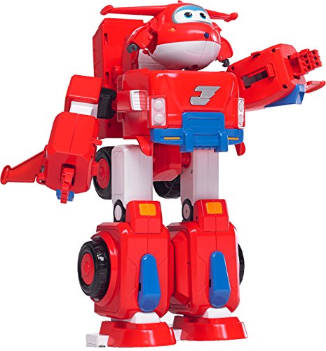 Super Wings EU720331 Transforming Fahrzeug inklusive Jett, Groß