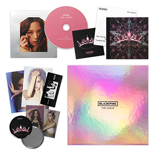 THE ALBUM [ VERSION #4 ] - BLACKPINK 1st Full Album CD + Photobook + PostCard Set + Credits Sheet + Lyrics Booklet + Photocards + Postcards + Sticker + FREE GIFT