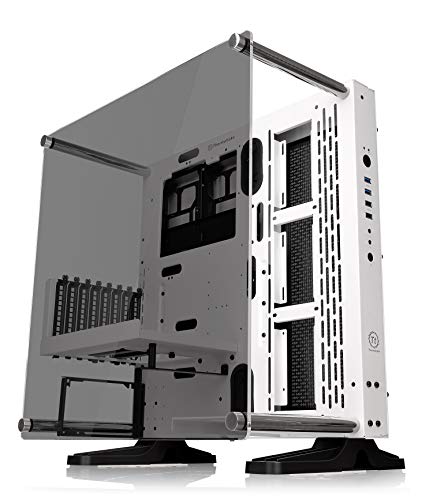 Thermaltake Core P3 TG - Caja de PC (Mid Tower, Wallmount, LCS Ready) Color Blanco (Snow)