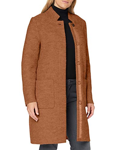 Tom Tailor Boucle Mantel Chaqueta, Hay 13261-Juego de Mesa y sillas de Paseo, Color Beige, L para Mujer