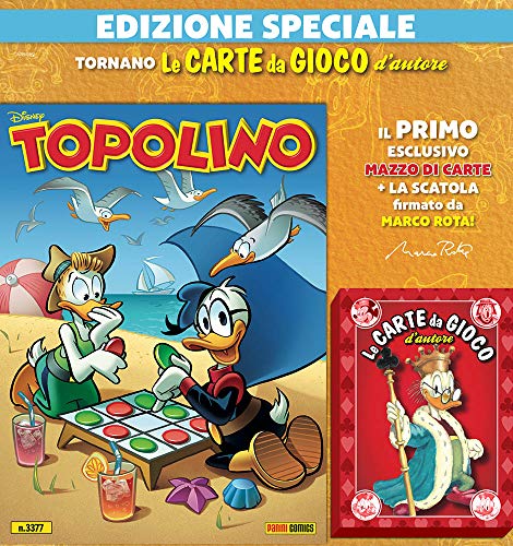 Topolino 3377 Con Mazzo di carte dorso Rosso