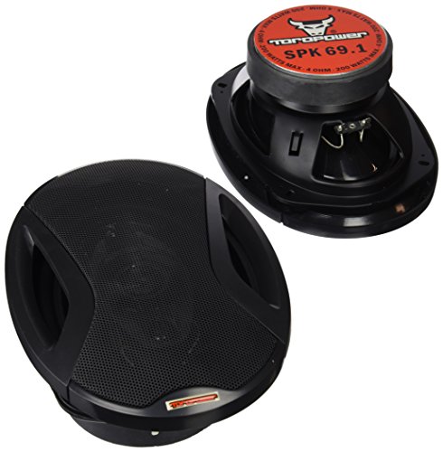 Toropower SPK-69.1 - Altavoces de 3 vías, color negro