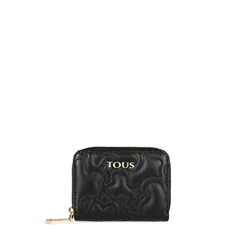 Tous K Capitone, Monedero para Mujer, (Negro 695970129), 10.5x8x2 cm (W x H x L)