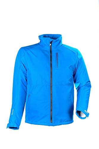 TRIVI – Chaqueta ASTORGA Tejido Softshell Laminado Sympatex Impermeable, Cortavientos, Transpirable y Lavable – Azul ducados - Talla L