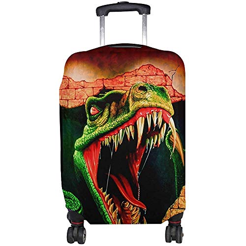 Tyrannosaurus Rex Dinosaur Pattern Print Funda de Equipaje Protector de Maleta de Viaje Se Adapta al Equipaje LGC-224 Tamaño L