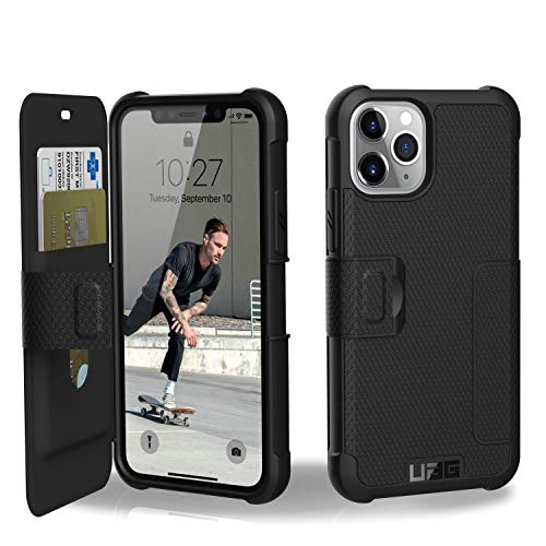 Urban Armor Gear Metropolis Funda Apple iPhone 11 Pro (5.8") Carcasa Protector Case (Compatible con Carga Inalámbrica, Ultra Resistente Slim Cover) - Negro