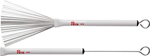 Vic Firth WB Jazz Brush - Escobillas de batería, retráctil y ajustable