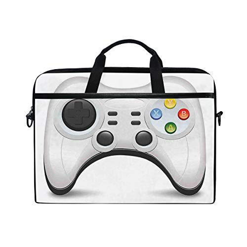 VICAFUCI Nuevo Bolso para portátil de 15-15.4 Pulgadas,Gamepad Moderno con Botones de acción Coloridos Joysticks y D-Pad