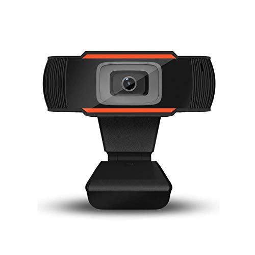 Webcam PC 1080P Full HD con Micrófono Estéreo, Portátil Cámara Web USB 2.0 Reducción de Ruido,Web CAM de Enfoque Fijo,Plug y Play,para Video Chat Grabación y Conferencias