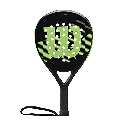 Wilson Blade Junior WR033211U0 - Pala de Pádel, Juvenil, Fibra de Vídro y EVA, 300 g, Negro y Verde