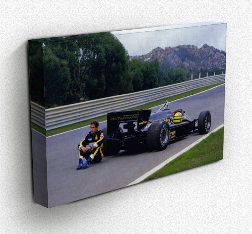 WTD - Lienzo enmarcado (76,2 x 50,8 cm), diseño de Ayrton Senna