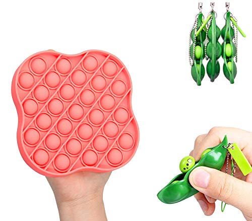 XINYA BAO Burbuja sensorial Push Pop It, Juguetes sensoriales Fidget Squeeze Toys, Juguetes sensoriales para niños Adultos Herramientas antiestrés y Anti ansiedad Juguetes, Doc