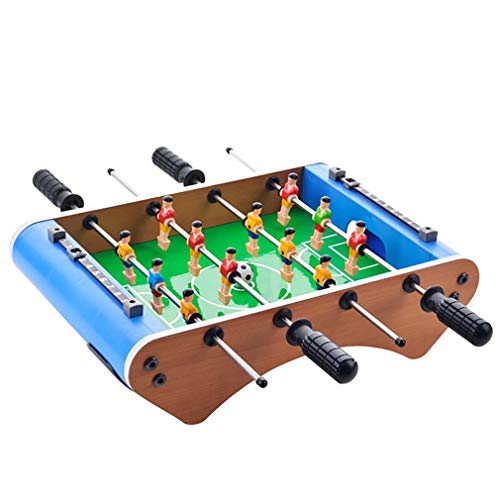 ZHJIUXING ZQ Portátil Soccer Football League, Table Football Table Soccer con Varillas telescópicas World Easy Assembly Marcador Smart System League Sport Regalo para niños, B