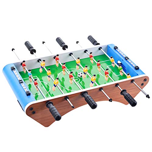 ZHJIUXING ZQ Portátil Soccer Football League, Table Football Table Soccer con Varillas telescópicas World Easy Assembly Marcador Smart System League Sport Regalo para niños, A