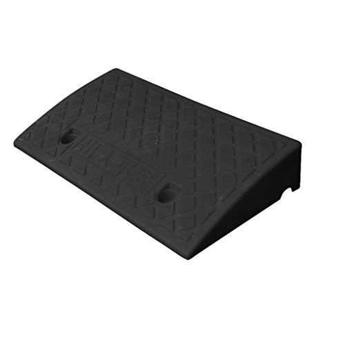 11 way bike CSQ-Rampas Carretera Pad Pendiente for Autos, Negro y yellowgreen - Curb Rampas Calle rampas for vehículos - Ligero Material Plástico Rampas de acera (Color : Black, Size : 50 * 27 * 9CM)