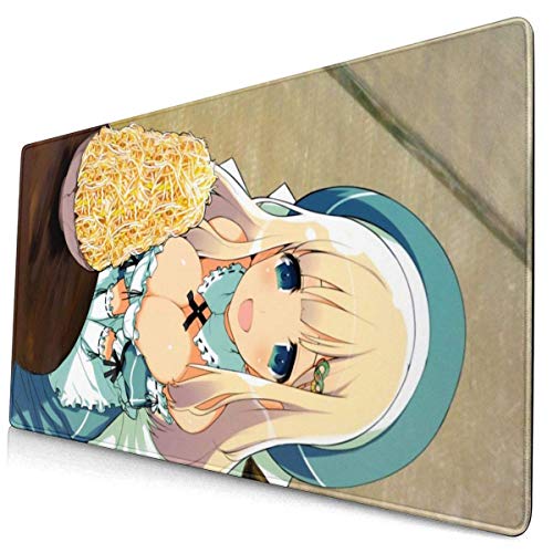 185 Alfombrilla De Teclado,Senran Kagura Mouse Pad, Premium Fashion Gaming Mousepad para Decoración Casera De Pc,40x75cm