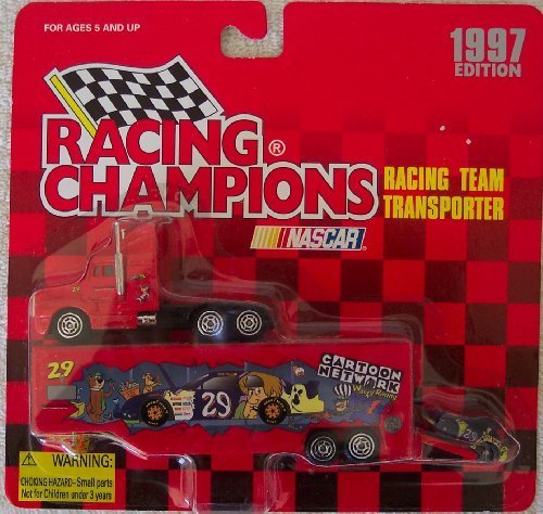 1997 Racing Champions #29 Cartoon Network Racing Team Transporter by 1997 Racing Champions 29 Cartoon Network Team Transporter