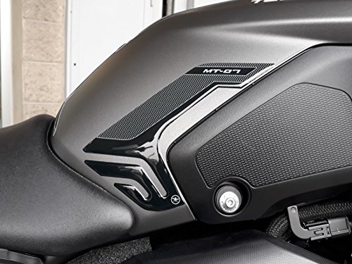 2 Pegatinas 3D Tanque DE PROTECCIÓN Lateral Compatible con Moto Yamaha MT-07 2018-2020