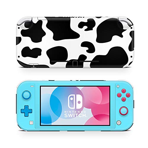 46 North Design Switch Lite Skin Vinyl Stickers, Pieles Lindas Vaca Blanco Patrón Color Pastel Animales Granjero Granja Leopardo Mascota Azul, Alta calidad, Durable, Sin burbujas, Made in Canada