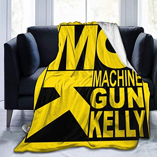 959 Custom Personalized M-achine G-un K-Elly Micro Fleece Bed Blankets Super Soft Cozy Luxury Couch Blanket All Season Premium Bed Blanket 60"x50"