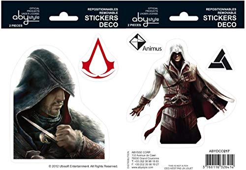 ABYstyle - ASSASSIN'S CREED - Stickers - 16x11cm - Ezio / Altaïr