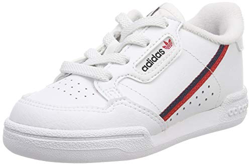 adidas Continental 80 I, Zapatillas de Deporte Unisex niños, Blanco (Ftwbla/Escarl/Maruni 000), 23 EU