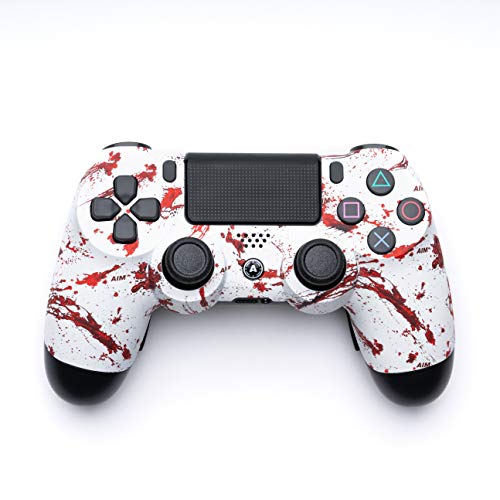 AimControllers Controlador PS4 Custom Wireless Controller, PlayStation 4 Gamepad Personalizado con 4 Palas, Dexter [video game]