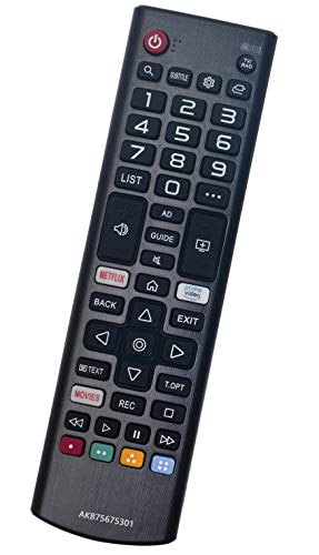 ALLIMITY AKB75675301 Sub AKB75675311 Mando a Distancia Reemplazar por LG LED HDR TV with Netflix 49UM7400 55UM7000 55UM71007 55UM7100 55UM7400 60UM71007 60UM7100 65UM7000 65UM7100 65UM7400 70UM7100