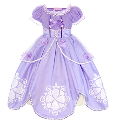 AmzBarley Niña Princesa Vestido Fiesta Disfraces Niños Cumpleaño Carnaval Cosplay Halloween Vestirse Navidad Regalos