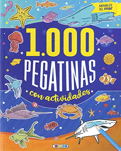 Animales del mar 1.000 pegatinas con actividades