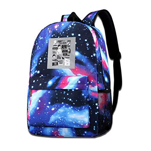 AOOEDM Galaxy Impreso Hombros Bolsa Cotizaciones horribles Dr Horribles Sing Along Blog Moda Casual Star Sky Mochila para niños y niñas