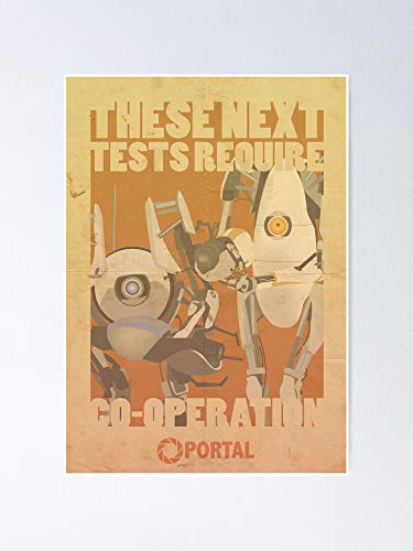 AZSTEEL Portal Propaganda Poster – Atlas P-body 2 Poster 11,7 x 16,5