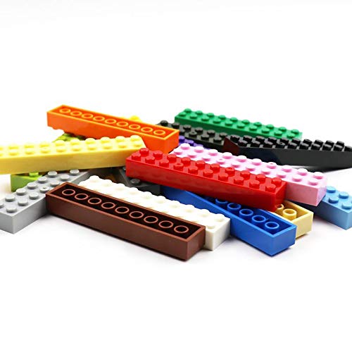 berglink 100 Piezas Ladrillos 2 X 10 Juegos Bloques Construcción Mezcla Colores Al Azar, Accesorio Compatible con Piezas Repuesto Juguetes para NiñOs NiñOs Regalos Navidad Halloween