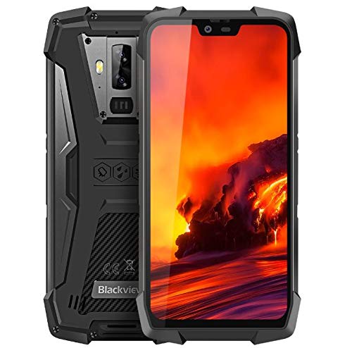 Blackview BV9700 Pro movil antigolpes Todoterreno - 5.84 Pulgadas FHD + IP68 Smartphone Resistente Agua y Golpes, Helio P70 6GB + 128GB Android 9.0, Calidad del Aire y Monitor de frecuencia cardíaca