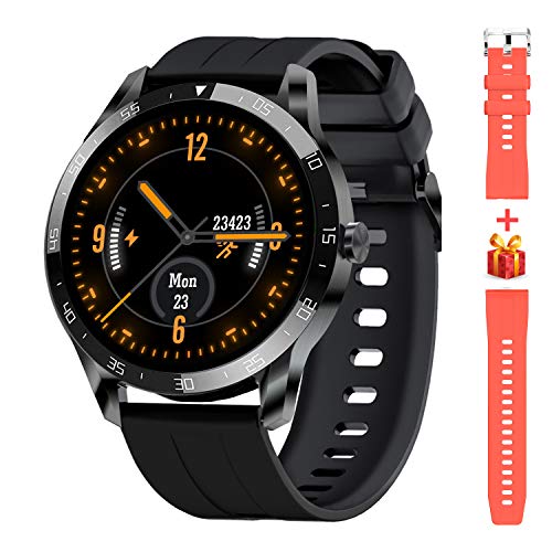 Blackview X1 Smartwatch, Reloj Inteligente Fitness Tracker Hombres Mujeres Niños Impermeable 5ATM Muñeca Pulsómetros Podómetro Caloría Pulsera de Actividad Reloj Deportivo para Android iOS (46 mm)