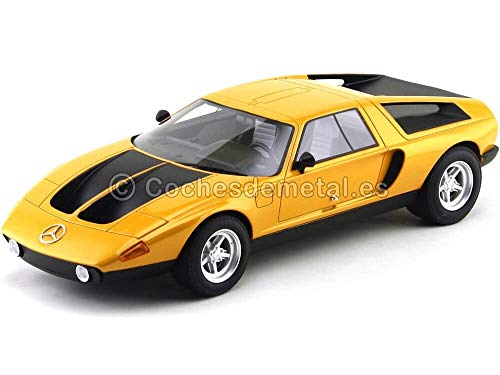 BoS-Models 1970 Mercedes-Benz C111-II Naranja-Negro 1:18 168