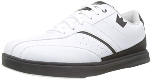 Brunswick Vapor Zapato Bowling, Hombre, Blanco, 40